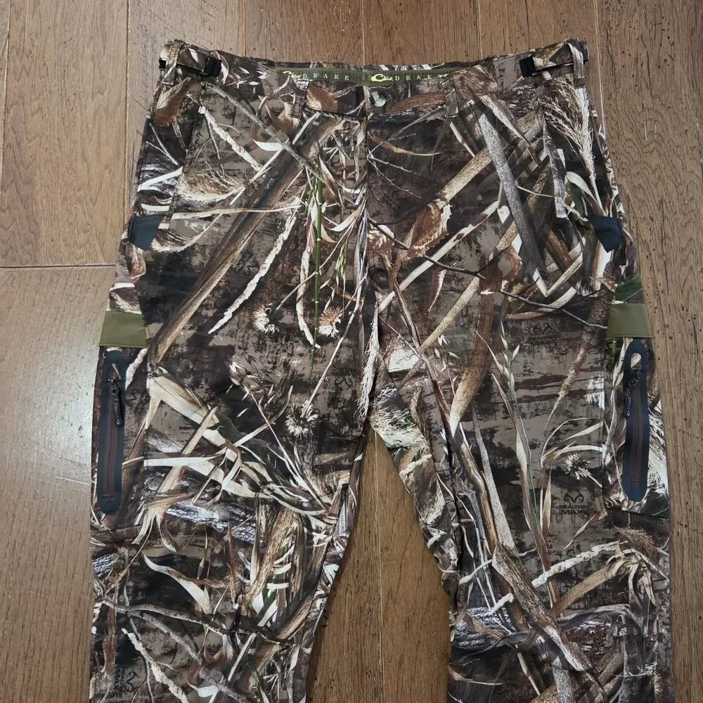 Drake Waterfowl Realtree DW1584 Camo XL Non Lined Hunting 38x32 42x32
